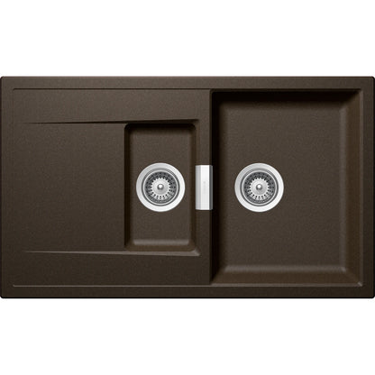 Schock Mono D-150 Chiuveta bucatarie granit Cristadur 86x51 cm, maro (bronze)