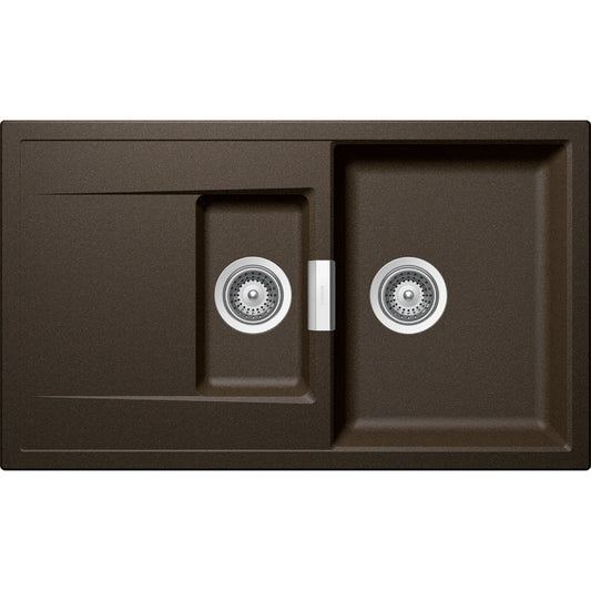 Schock Mono D-150 Chiuveta bucatarie granit Cristadur 86x51 cm, maro (bronze)