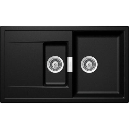 Schock Mono D-150 Chiuveta bucatarie granit Cristadur 86x51 cm, negru (magma)
