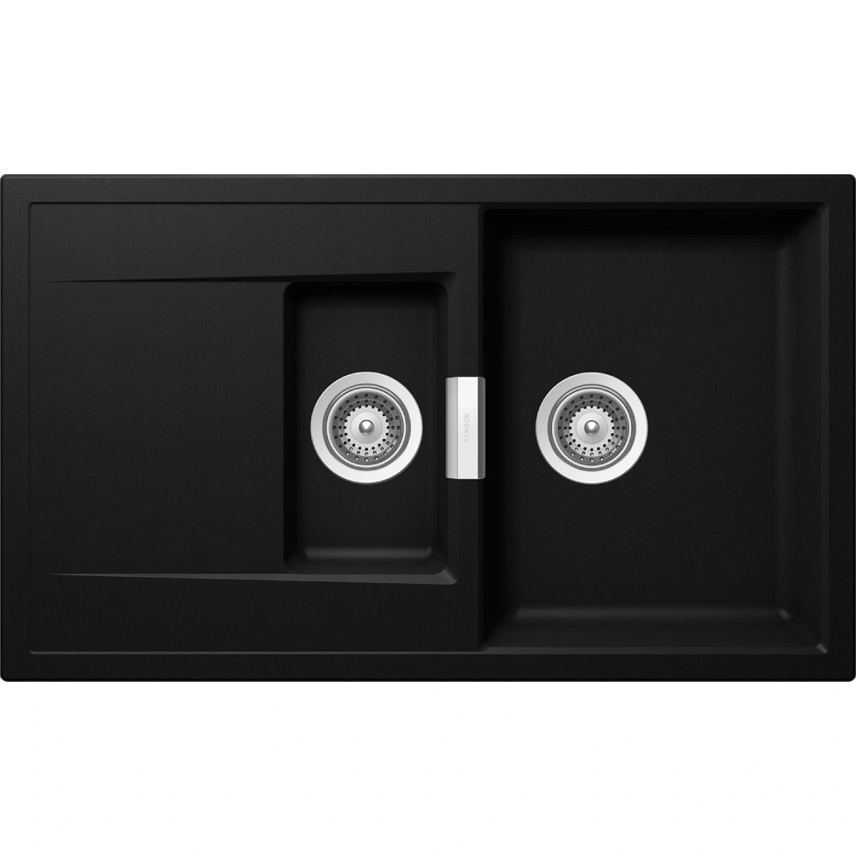 Schock Mono D-150 Chiuveta bucatarie granit Cristadur 86x51 cm, negru (puro)