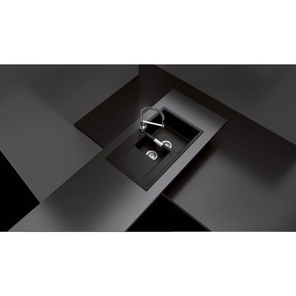 Schock Mono D-150 Chiuveta bucatarie granit Cristadur 86x51 cm, negru (puro)