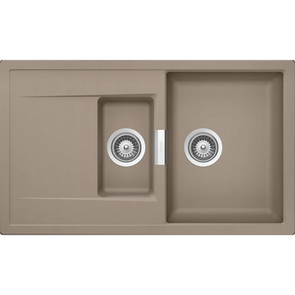 Schock Mono D-150 Chiuveta bucatarie granit Cristadur 86x51 cm, gri (green line twilight)