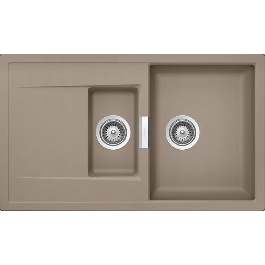 Schock Mono D-150 Chiuveta bucatarie granit Cristadur 86x51 cm, gri (green line twilight)