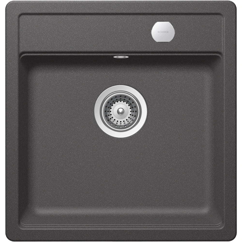 Schock Mono N-100S Chiuveta bucatarie granit Cristadur 49x51 cm, gri (stone)