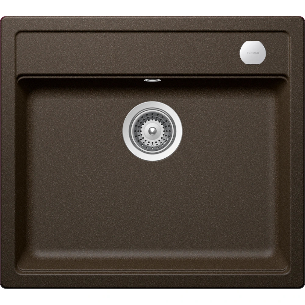 Schock Mono N-100 Chiuveta bucatarie granit Cristadur 57x51 cm, maro (bronze)