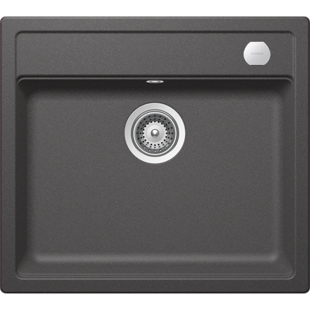 Schock Mono N-100 Chiuveta bucatarie granit Cristadur 57x51 cm, gri (stone)