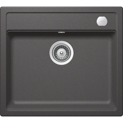 Schock Mono N-100 Chiuveta bucatarie granit Cristadur 57x51 cm, gri (stone)