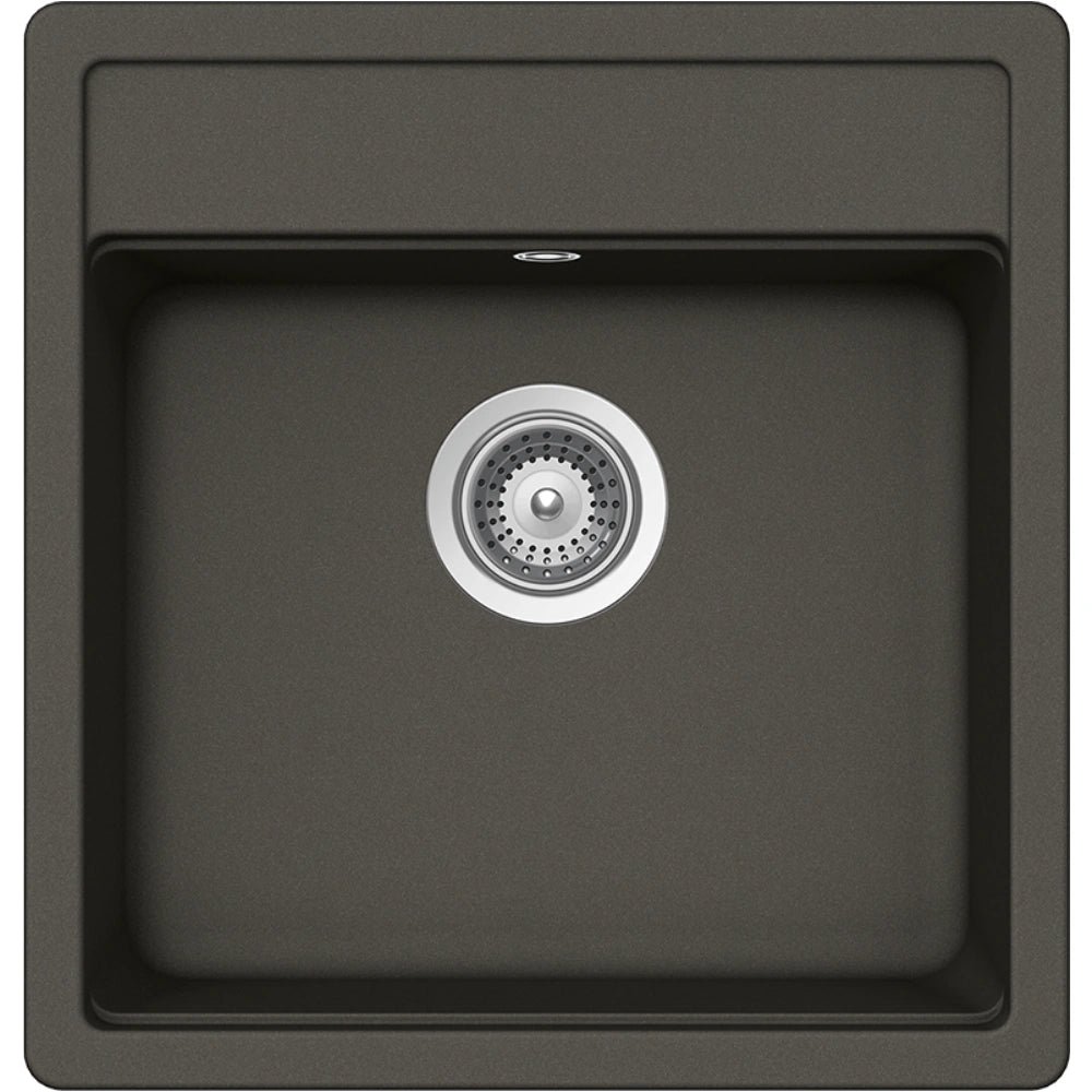 Schock Nemo N-100S Chiuveta bucatarie granit Cristalite 49x51 cm, gri (asphalt)