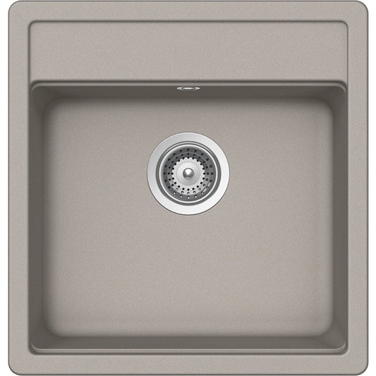 Schock Nemo N-100S Chiuveta bucatarie granit Cristalite 49x51 cm, gri (concrete)