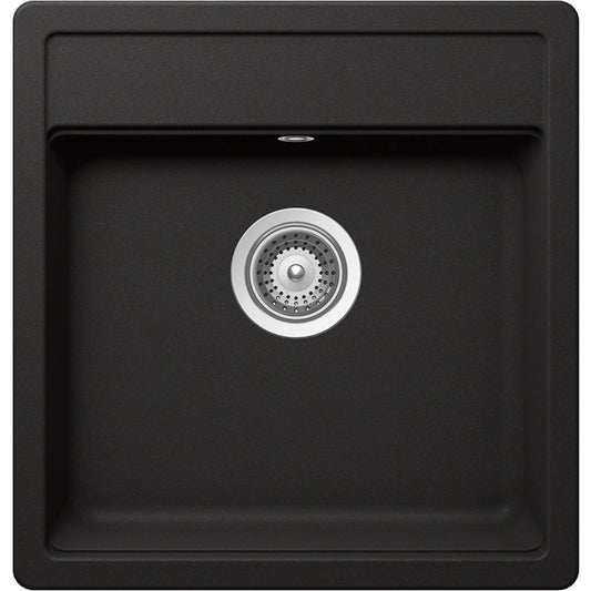 Schock Nemo N-100S Chiuveta bucatarie granit Cristalite 49x51 cm, negru (nero)
