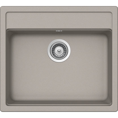 Schock Nemo N-100 Chiuveta bucatarie granit Cristalite 57x51 cm, gri (concrete)