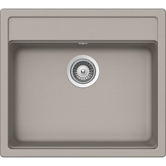 Schock Nemo N-100 Chiuveta bucatarie granit Cristalite 57x51 cm, gri (concrete)