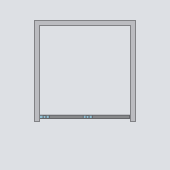 Usa dus plianta Radaway Nes DWB 90xH200 cm, montaj in nisa