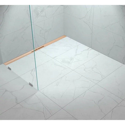Rigola dus Kessel Linearis Infinity 90 completa 80 cm, cupru