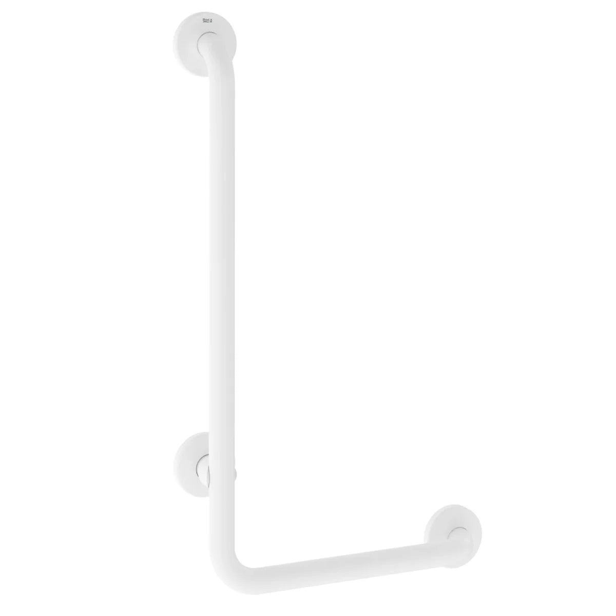 Roca Access Bara de sprijin forma L stanga 43xH74 cm, alb
