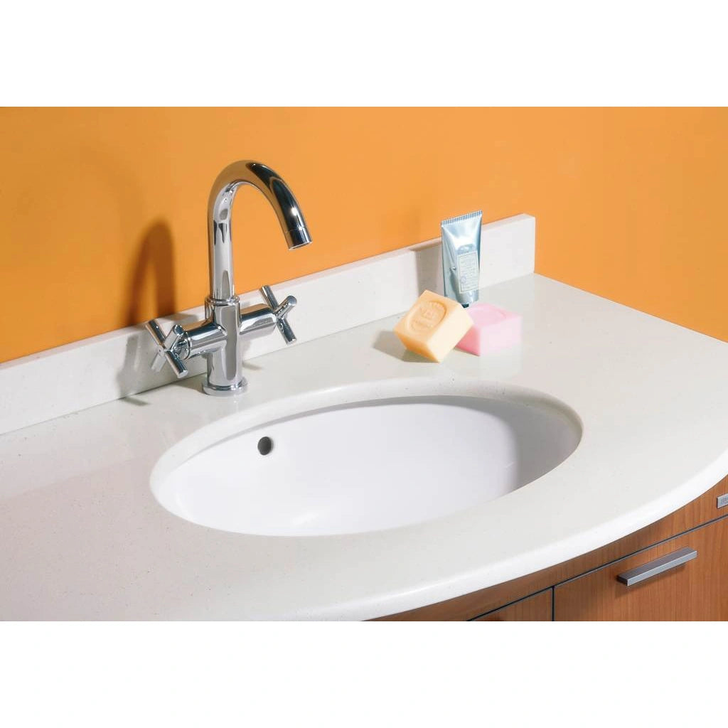 Lavoar baie sub blat, oval Roca Berna 50x36 cm