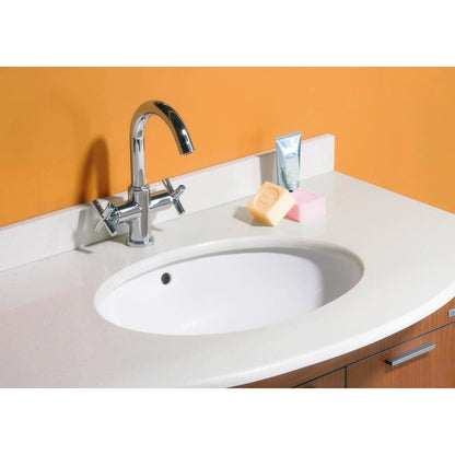 Lavoar baie sub blat, oval Roca Berna 50x36 cm