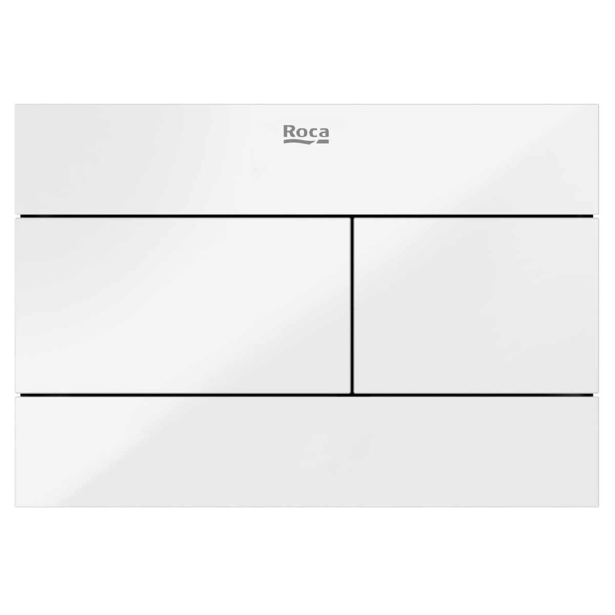 Roca Duplo PS2 Clapeta de actionare dual flush, sticla alba