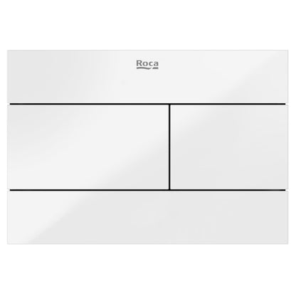 Roca Duplo PS2 Clapeta de actionare dual flush, sticla alba
