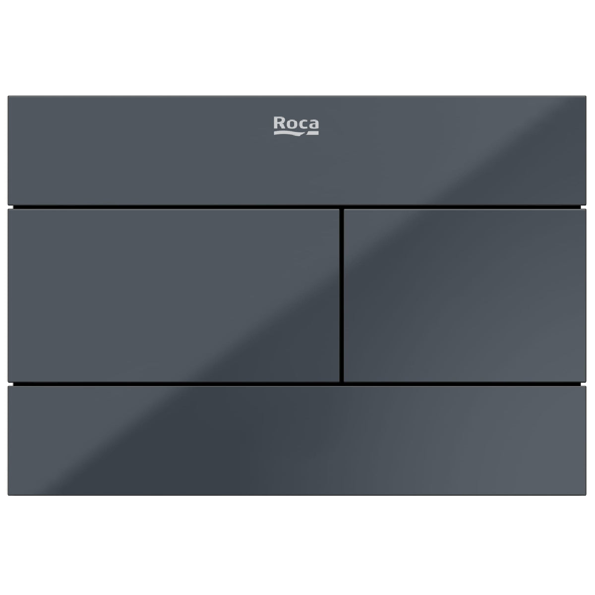 Roca Duplo PS2 Clapeta de actionare dual flush, sticla antracit