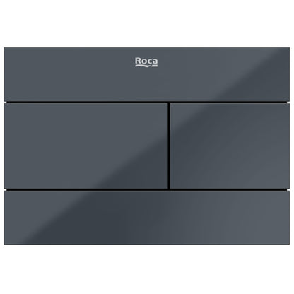 Roca Duplo PS2 Clapeta de actionare dual flush, sticla antracit