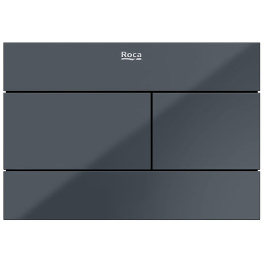 Roca Duplo PS2 Clapeta de actionare dual flush, sticla antracit