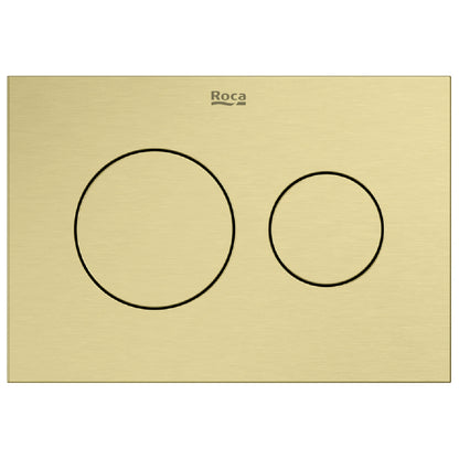 Roca Duplo PS3 Clapeta de actionare dual flush, alama periata (brushed brass)