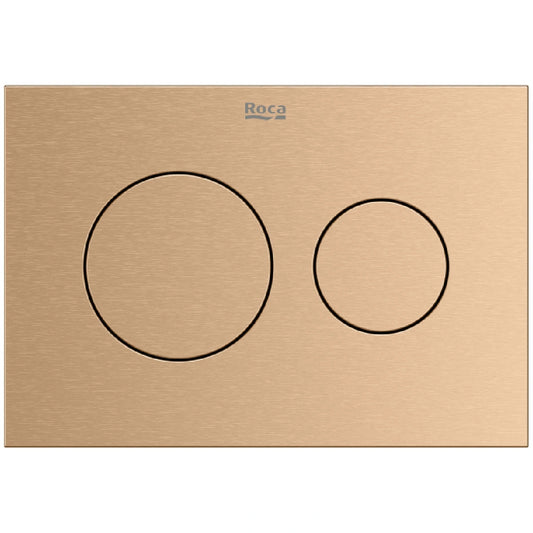 Roca Duplo PS3 Clapeta de actionare dual flush, cupru periat (brushed copper)