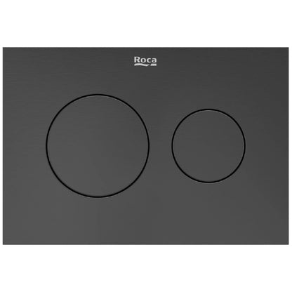 Roca Duplo PS3 Clapeta de actionare dual flush, negru periat (brushed titanium)