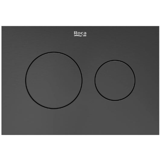 Roca Duplo PS3 Clapeta de actionare dual flush, negru periat (brushed titanium)
