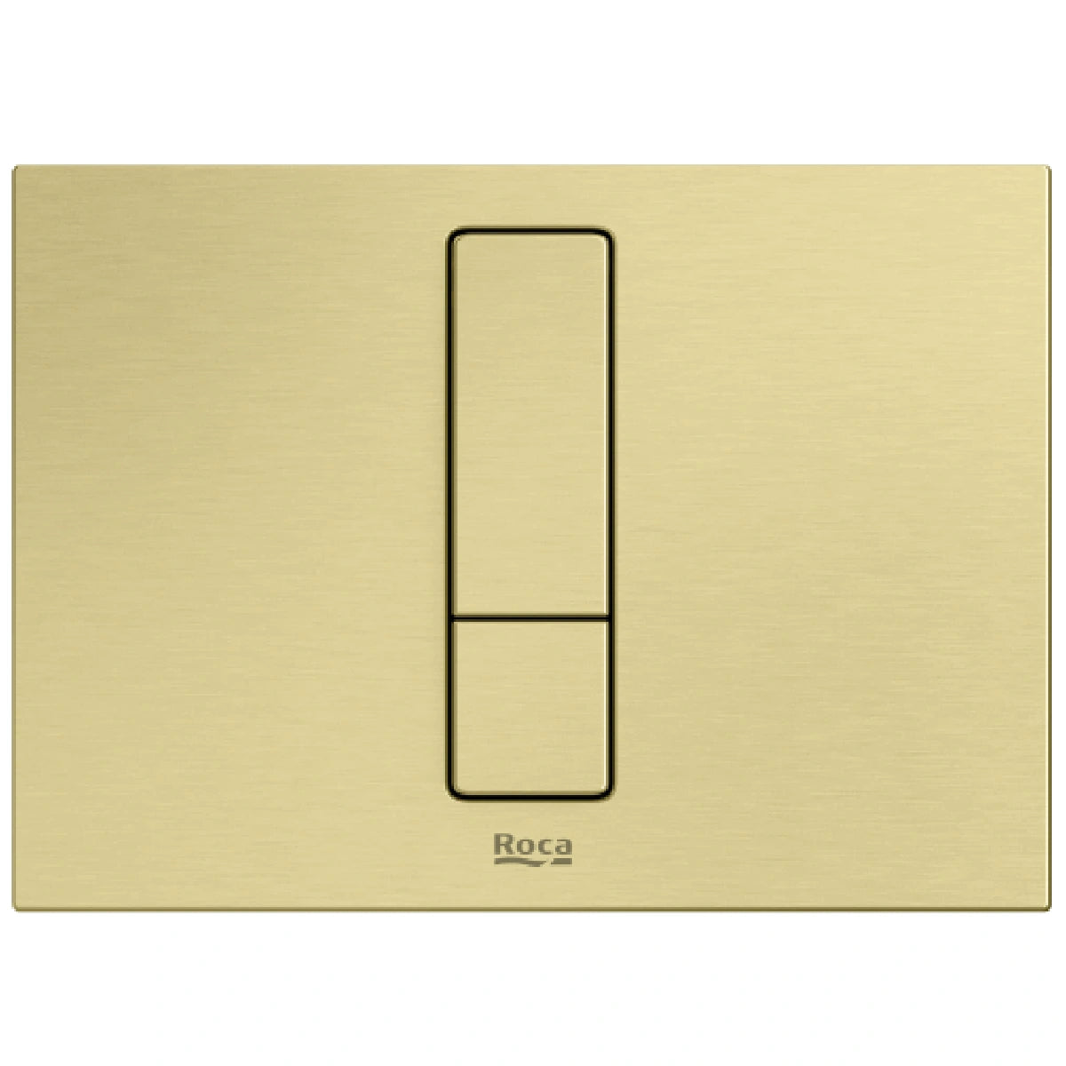 Roca Duplo PS4 Clapeta de actionare dual flush, alama periata (brushed brass)