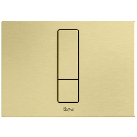 Roca Duplo PS4 Clapeta de actionare dual flush, alama periata (brushed brass)