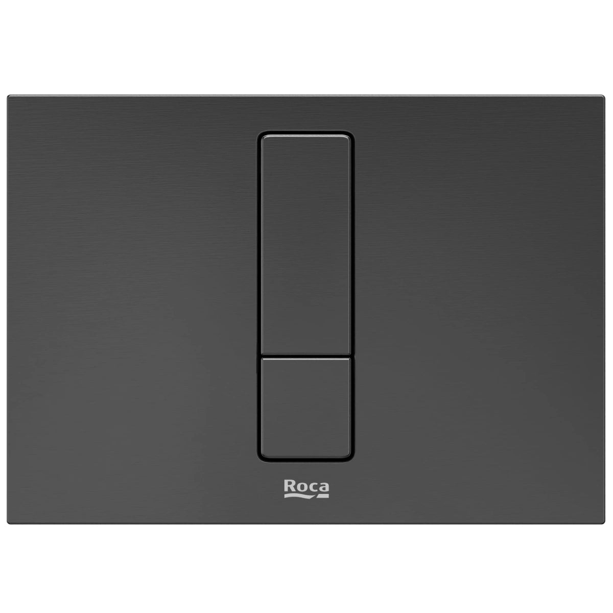 Roca Duplo PS4 Clapeta de actionare dual flush, negru periat (brushed titanium)