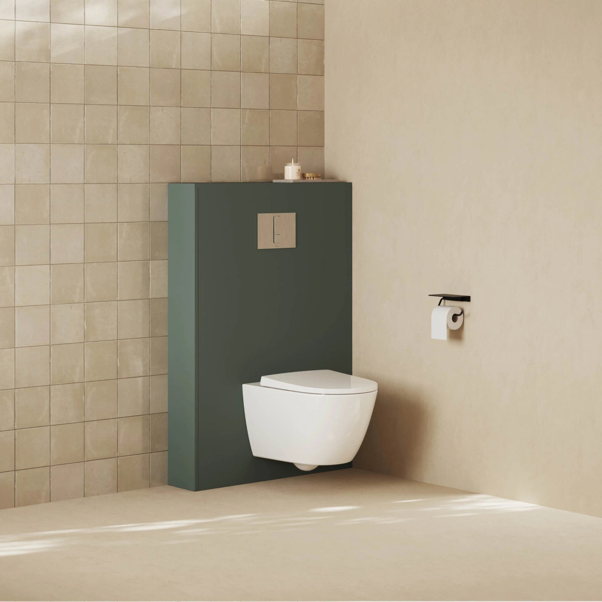 Roca Duplo PS4 Clapeta de actionare dual flush, crom
