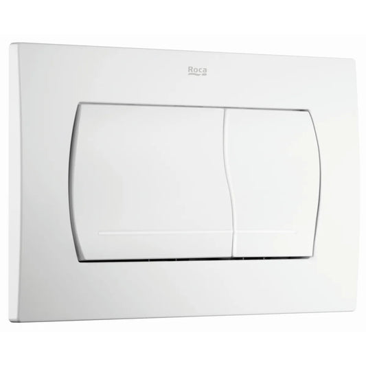 Roca Active 52 Clapeta de actionare WC dual-flush, alb lucios