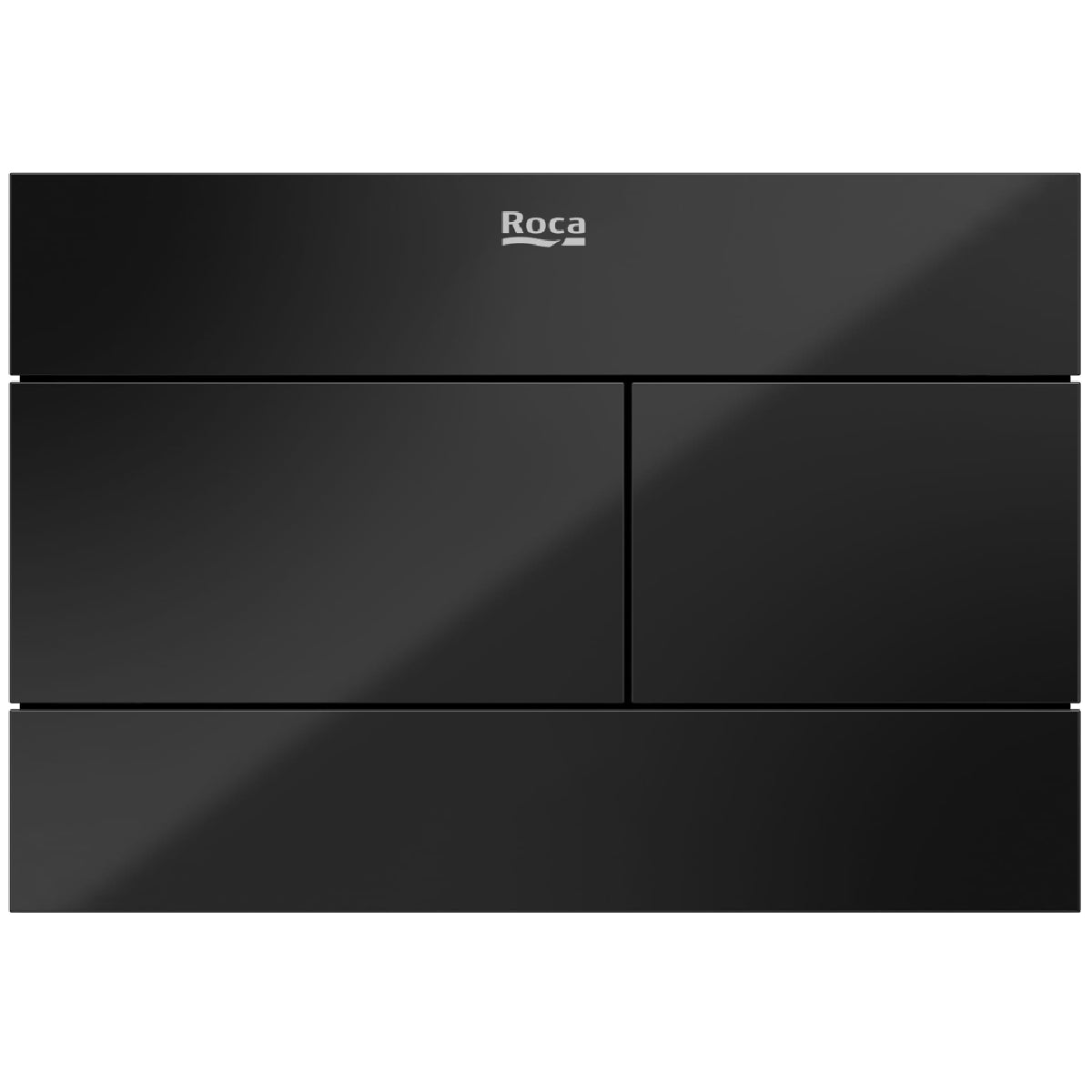 Roca Duplo PS2 Clapeta de actionare dual flush, sticla neagra