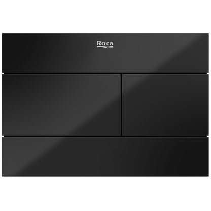 Roca Duplo PS2 Clapeta de actionare dual flush, sticla neagra