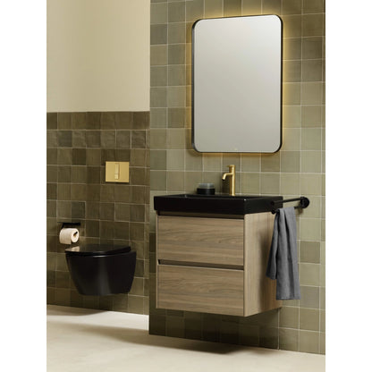 Roca Duplo PS4 Clapeta de actionare dual flush, alama periata (brushed brass)