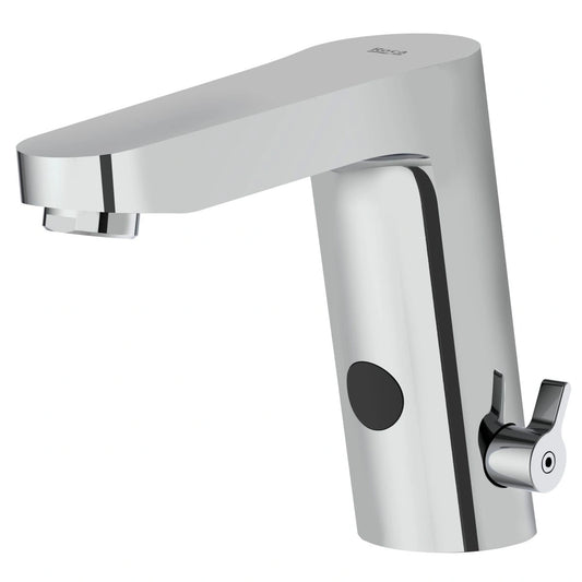 Roca L-30E Baterie lavoar cu senzor si mixare apa, alimentare cu baterii sau retea 230V