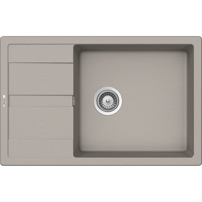 Schock Ronda D-100XL Chiuveta bucatarie granit Cristalite 78x50 cm, gri (concrete)