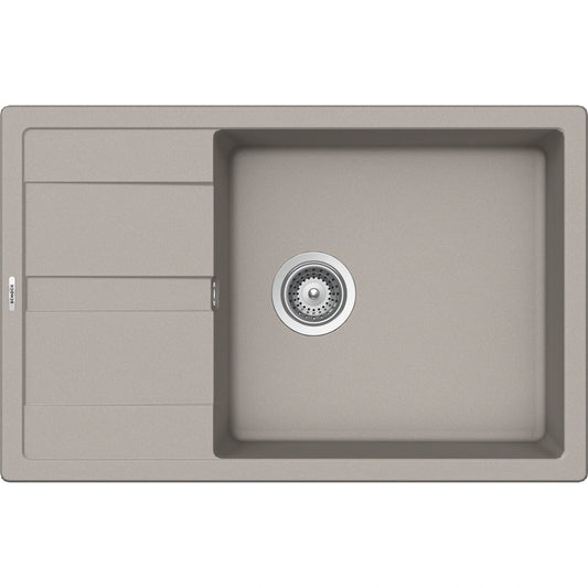 Schock Ronda D-100XL Chiuveta bucatarie granit Cristalite 78x50 cm, gri (concrete)