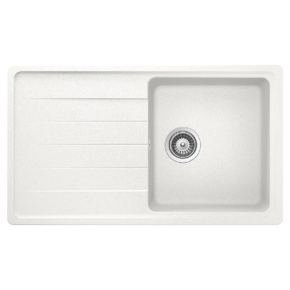 Schock Element D-100 Chiuveta bucatarie granit Cristalite 86x50 cm, alb