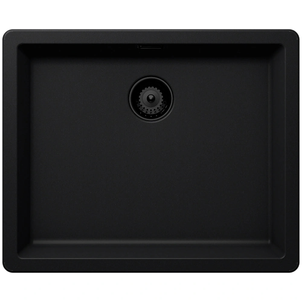 Schock Greenwich N-100L Chiuveta bucatarie Cristadur 55x45 xm, negru (puro)