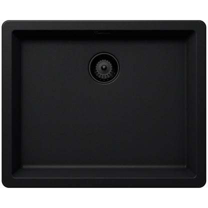 Schock Greenwich N-100L Chiuveta bucatarie Cristadur 55x45 xm, negru (puro)