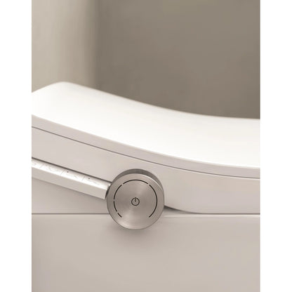 Set Vas WC cu bideu electronic suspendat cu capac soft close incalzit Roca Ona In-Wash Rimless 39x53 cm evacuare dubla