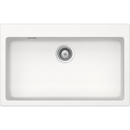 Schock Signus N-100XL Chiuveta bucatarie granit Cristadur 79x50 cm, alb (polaris)
