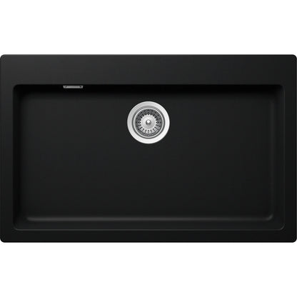 Schock Signus N-100XL Chiuveta bucatarie granit Cristadur 79x50 cm, negru (puro)