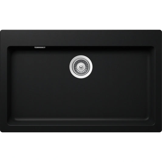 Schock Signus N-100XL Chiuveta bucatarie granit Cristadur 79x50 cm, negru (puro)
