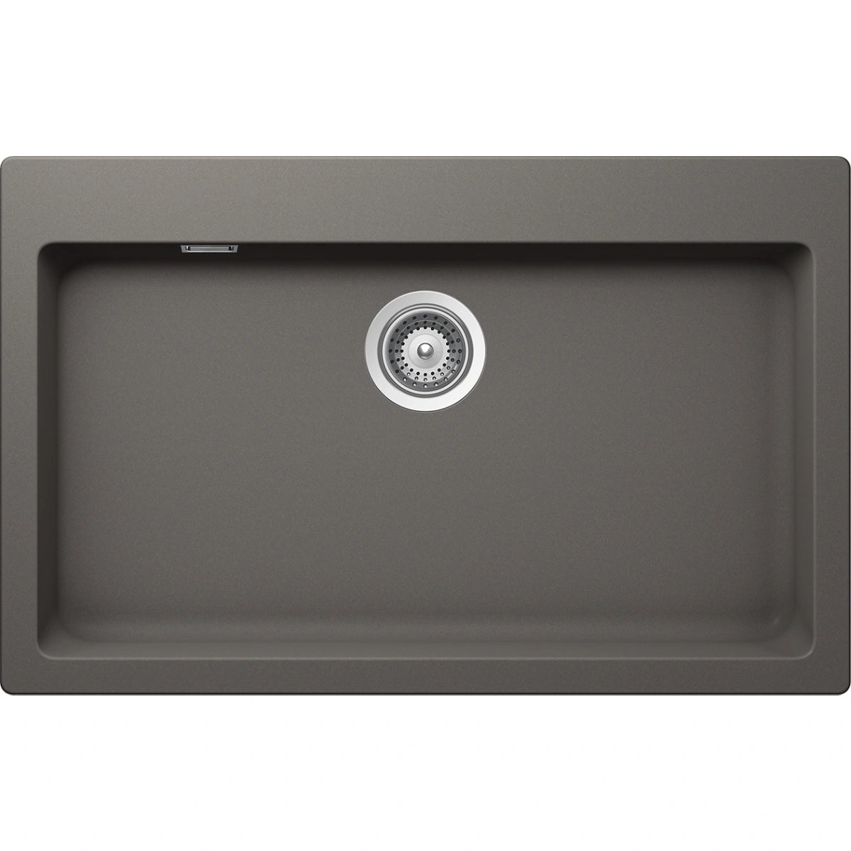 Schock Signus N-100XL Chiuveta bucatarie granit Cristadur 79x50 cm, gri (silverstone)