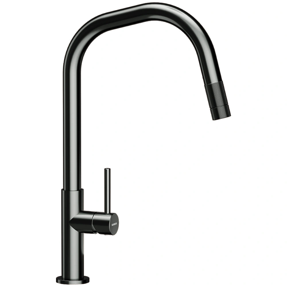 Schock Talinos Baterie chiuveta bucatarie cu dus extractibil, antracit (gunmetal)